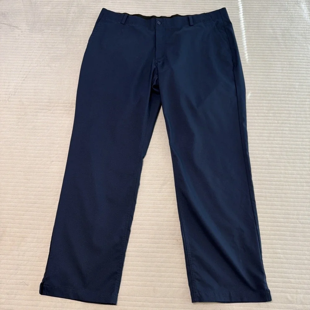 Nike Golf Mens Flex Dri Fit Chino Pants Navy (40x32) AA3318-451
